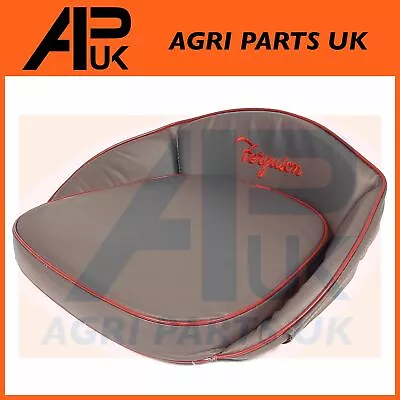 Grey Red Seat Pan Cushion Embroidered For Massey Ferguson 25 35 122 130 Tractor • £57.99