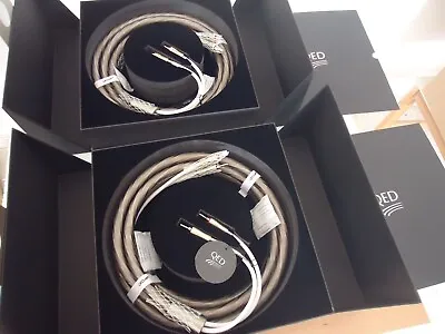 QED QE0006 SUPREMUS Speaker Cable PRE-TERMINATED 5 Meters (16.4 Feet) 1 PAIR • $1650