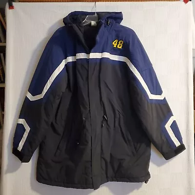 Jimmy Johnson Nascar Jacket Lowes Chase Authentic Mens XL Quilt  Insulated Coat • $59.88