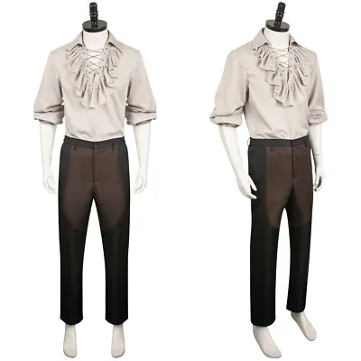 Game Baldur's Astarion Cosplay Costume Medieval Shirt Pants Outfits Halloween • $27.59