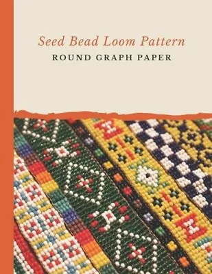 Seed Bead Loom Pattern Round Graph Paper: Bonus Materials List Sheets Included • $10.96