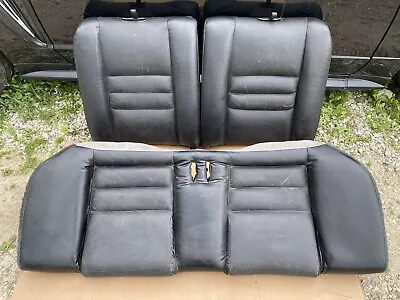 1994-2004 Ford Mustang Black Leather Rear Seats Svt Cobra GtHardtop SN95 Premium • $350