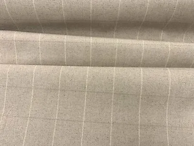 SALE NEW Laura Ashley Elmore Check Natural FR Fabric. Upholstery & Curtains • £1.50