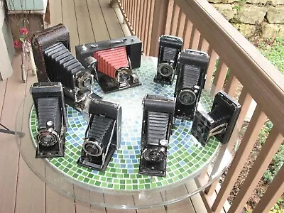 Kodak Bellows Cameras Lot Of 8 • $100