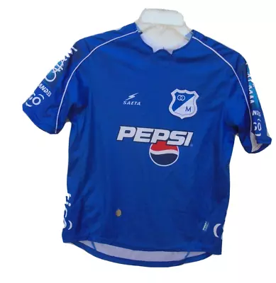 Seata Boy's Club Deportivo Los Millonarios Soccer Jersey Size 14 Blue • $24.99