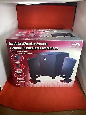 Vintage New Cyber Acoustics Ca-3080 Computer Powered Speaker Subwoofer System • $39.98