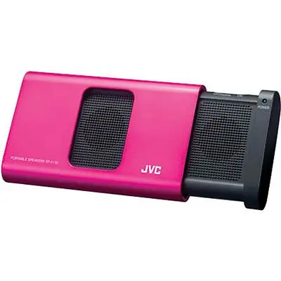 Spa130pn Jvc Portable Stereo Speakers For Ipod Pink • $32.20