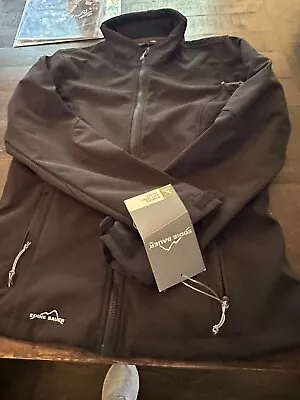 Eddie Bauer Womens Soft Shell Jacket  Medium  M  Black  NWT  New W Tags • $19