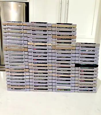 Super Nintendo SNES Authentic Video Games Collection (A-K) *Pick And Choose* • $19.99