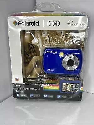 Polaroid - IS 048 16MP Waterproof Digital Camera - Blue New And Sealed • $24.99