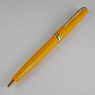 Montblanc Generation Yellow GT Ballpoint Pen (used)(Blue Ink) FREE SHIPPING • $199