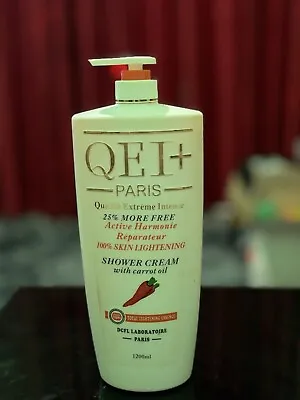 QEI+ PARIS Qualite Extreme Intense SHOWER GEL  With Carrot Oil 1200ml • £35