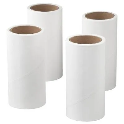 4x Lint Roller For Clothes Hair Remover Sticky Refills Carpet Fluff Fur Animal • £8.99