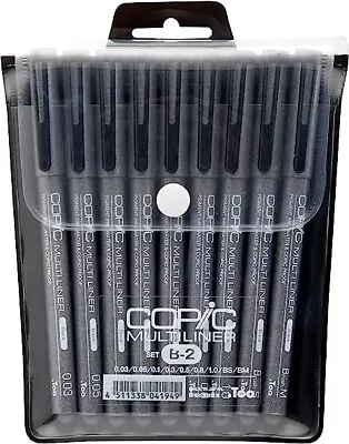 Too Copic Markers 9 Pieces Multi-liner B-2 Inking Pen Set MLB2 Japan • $30.21