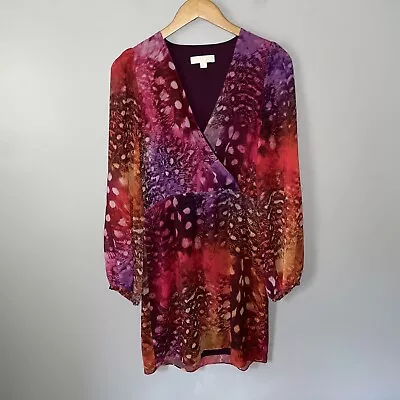 Erin By Erin Fetherston Colorful Animal Print Dress • $30