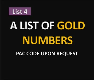 £2.99 • Buy Mobile Number Gold Easy Memorable Cheap Business Vip Phone Sim Card 0777 List 4