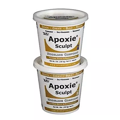 Apoxie Sculpt 2 Part Modeling Compound A & B 4 Pound White • $79.43