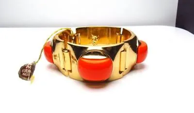 Vintage Signed Oranium Paris Statement Bracelet Signed W Tags • $199.20