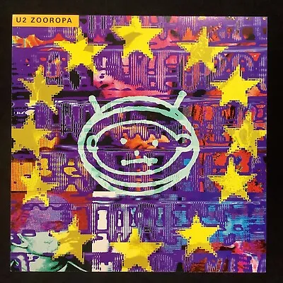 U2  Zooropa  Vintage Original 1993 US Promo 12  X 12  Poster Flat • $9.99