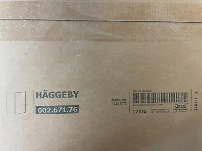 IKEA HAGGEBY Door White  18x20  Kitchen Cabinet  602.671.76 New In Box 46x51 Cm • £37.95