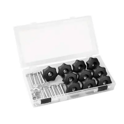 T-Track Knob Kit With 7 Star 1/4 In.-20 Threaded Knobs Bolts And Washers For Of • $23.86