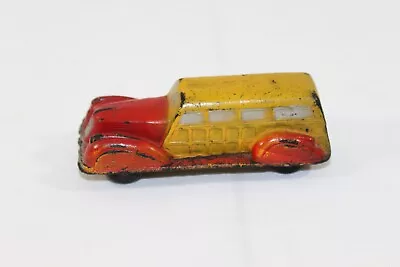 Vintage Made In USA Sun Rubber Toy Company Red Yellow #93 Car Woody Wagon • $12.90
