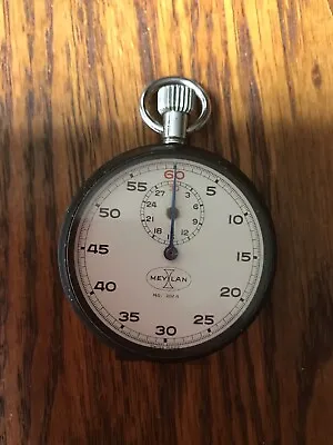 VINTAGE Meylan Type 202A Swiss Made Mechanical Wind Up Stopwatch • $44.99