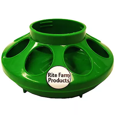 Green Rite Farm Products Feeder Base For Poly/glass Quart Jar Poultry Chicken • $6.29