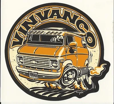 Chevy Vintage Van Sticker - 3rd Generation - Peel And Stick VinVanCo • $2.99