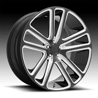 Dub S255 Flex Gloss Black Milled 24x10 6x135 30mm (S255240089+30) • $432.96