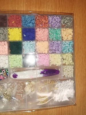 £10 • Buy 4400 Piece Clay Bead Jewellery Making Kit, Polymer Clay Bead Set Jewellery Kit. 