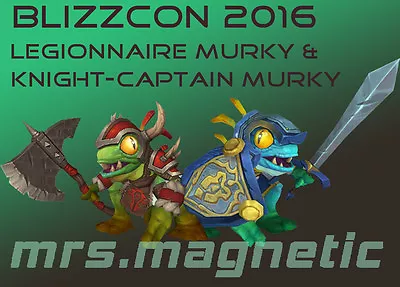 WoW Loot - Blizzcon 2016 Ticket - Ingame Goodies - Printed Copy - Murky Pets! • $599.90