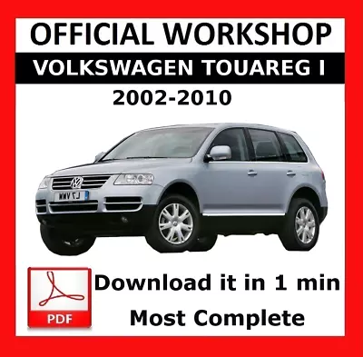 $15.76 • Buy OFFICIAL WORKSHOP Manual Service Repair Volkswagen Touareg I 2002 - 2010