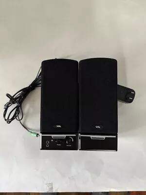 CA Cyber Acoustics Amplified Computer 2.0 Speaker System & Power Supply Bundle • $24