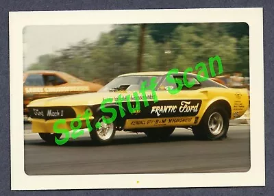 1970 Drag Racing Photo Frantic Ford Mustang Funny Car Ron Rivero • $9.99