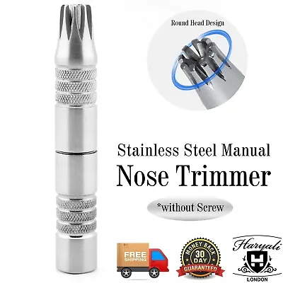 Ear And Nose Trimmer Cut Clipper Manual Stainless Steel Hair Removal Beauty Tool • $35.88