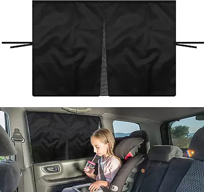 2 Pack Magnetic Car Window Shades Car Shades For Side Windows With Mesh And Bla • $18.74
