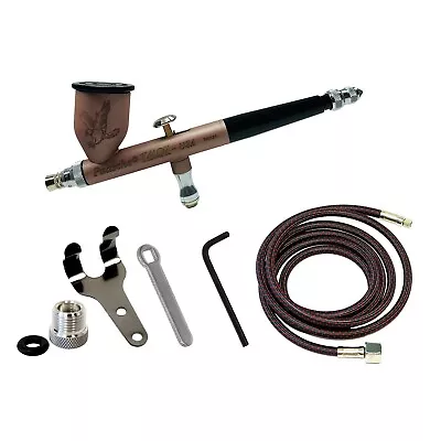 C-TG1AS-RGB Paasche Talon Rose Gold Cerakote Dbl Action Grav Feed Airbrush Set • $125