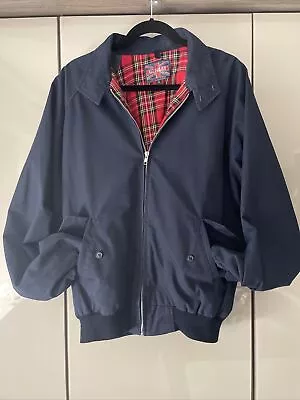 Original Combat Harrington Jacket Men’s Medium Navy Blue Vintage • £12.99
