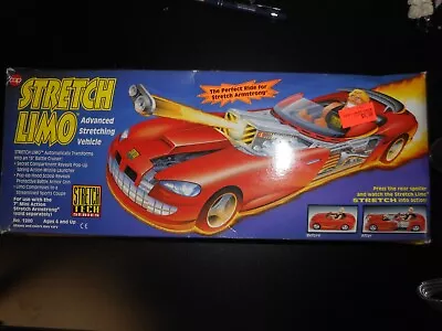 Vintage 1994 Cap Toys Stretch Armstrong Stretching Limo Red 18” New Open Box • $20