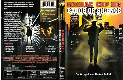 Maniac Cop 3: Badge Of Silence (DVD 2004) #0823FR • $24.62