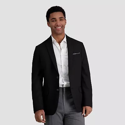 Haggar H26 Men's Flex Series Slim Fit Blazer - Black 40 • $33.99