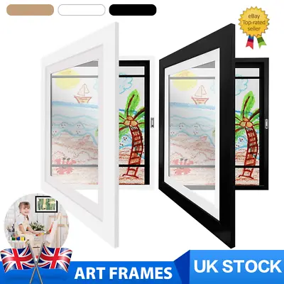 A4 Art Display Frame Kids Frames Photo Picture Crafts Drawing Storage UK STOCK • £6.99