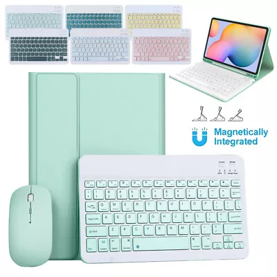 For Samsung Galaxy Tab A9+ A8 A7 S6 Lite S9 S8 Tablet Keyboard Mouse Case Cover • £6.99