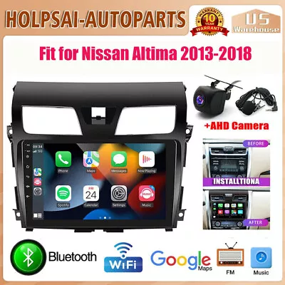 Apple Carplay Android 12.0 Car Radio Stereo GPS Navi For Nissan Altima 2013-2015 • $134.14