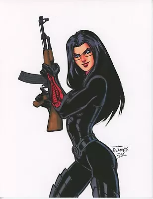 Sexy Baroness G.I. Joe Cobra Pin Up Original Art By Scott Dalrymple • $18