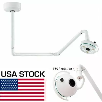 Dental Medical 36W LED Ceiling Mounted Exam Cold Light Shadowless Lamp 800mm US • $514.89