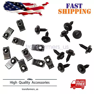 For GM Truck Body Bolts & U-nut Clips-M8-1.25 X 30mm-13mm Hex- 20pcs (10ea)-#155 • $11.89