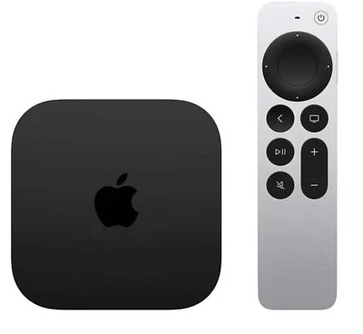 $343.11 • Buy Apple MN893LL/A TV 4k 128 GB - WI-FI + ETERNET Black New In Box 100% Authentic
