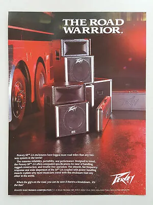 $14.99 • Buy 1989 Peavey SP-2A Speaker Horn Enclosures Live Music Vintage Magazine Print Ad